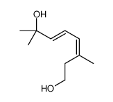 3,7-dimethylocta-3,5-diene-1,7-diol Structure