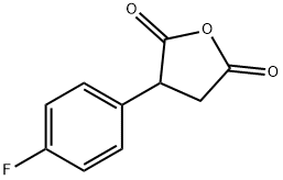 3-(4-氟苯基)二氢呋喃-2,5-二酮结构式