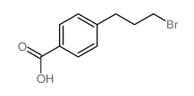 Benzoic acid,4-(3-bromopropyl)- structure