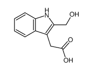2-(2-(Hydroxymethyl)-1H-indol-3-yl)acetic acid structure