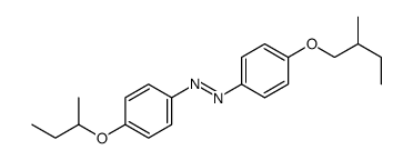 (4-butan-2-yloxyphenyl)-[4-(2-methylbutoxy)phenyl]diazene Structure
