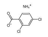 ammonium 2,4-dichlorobenzoate结构式