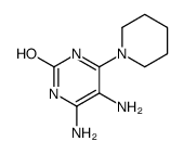 5,6-diamino-4-piperidin-1-yl-1H-pyrimidin-2-one Structure