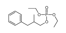 diethyl (2-methyl-3-phenylpropyl) phosphate结构式