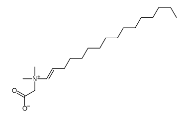 2-[[(E)-hexadec-1-enyl]-dimethylazaniumyl]acetate结构式