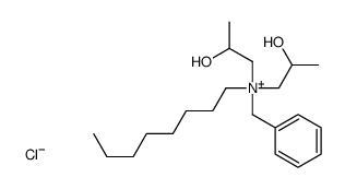 benzylbis(2-hydroxypropyl)octylammonium chloride结构式