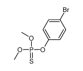 (4-bromophenoxy)-dimethoxy-sulfanylidene-λ5-phosphane Structure