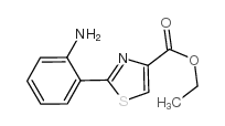 ETHYL 2-(2-AMINOPHENYL)THIAZOLE-4-CARBOXYLATE Structure