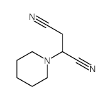 2-(1-Piperidyl)butanedinitrile结构式