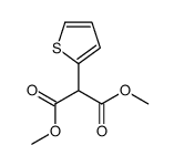dimethyl 2-thiophen-2-ylpropanedioate结构式