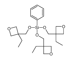 tris[(3-ethyloxetan-3-yl)methoxy]-phenylsilane结构式