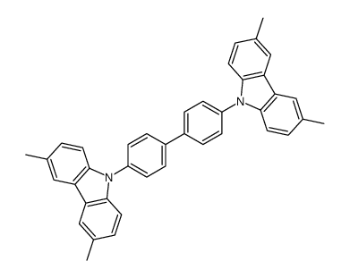 4,4'-Bis(3,6-dimethylcarbazol-9-yl)biphenyl结构式