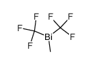 Methyl-bis-trifluormethyl-wismut结构式
