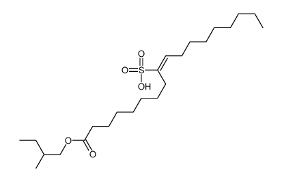 9-Octadecenoic acid, 9-sulfo-, 1-(branched and linear pentyl) esters structure