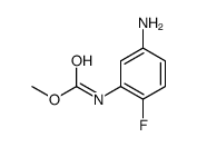 methyl N-(5-amino-2-fluorophenyl)carbamate Structure