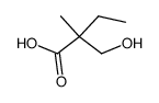 2-hydroxymethyl-2-methyl-butyric acid Structure