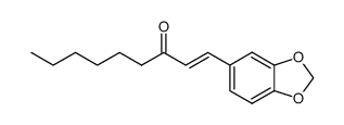 1t()-benzo[1,3]dioxol-5-yl-non-1-en-3-one Structure