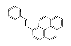 1-(2-phenylethenyl)pyrene结构式