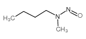 N-Butyl-N-methylnitrosamine Structure