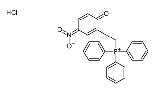 (2-hydroxy-5-nitrophenyl)methyl-triphenylphosphanium,chloride Structure