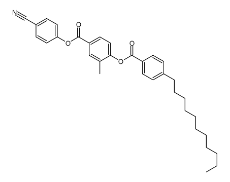 (4-cyanophenyl) 3-methyl-4-(4-undecylbenzoyl)oxybenzoate结构式