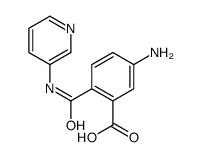 Benzoic acid, 5-amino-2-[(3-pyridinylamino)carbonyl]- (9CI) structure