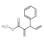 methyl 2-methylidene-3-phenyl-pent-4-enoate Structure