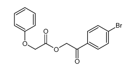 [2-(4-bromophenyl)-2-oxoethyl] 2-phenoxyacetate结构式