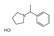 1-(alpha-Methylbenzyl)pyrrolidine hydrochloride structure