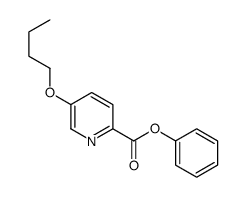 phenyl 5-butoxypyridine-2-carboxylate结构式