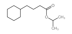 propan-2-yl 4-cyclohexylbutanoate结构式