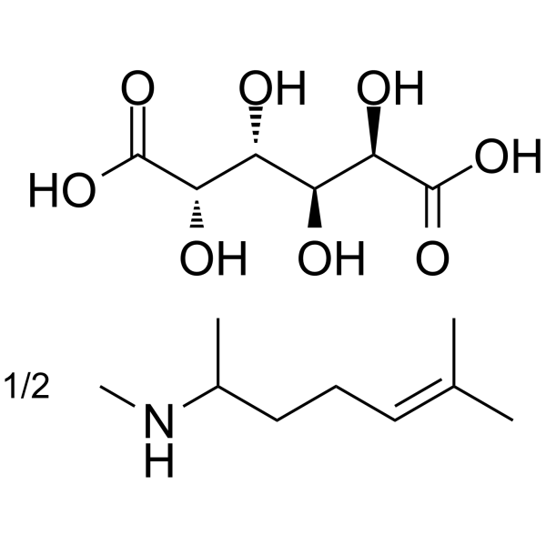 Isometheptene Mucate Structure