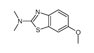 2-Benzothiazolamine,6-methoxy-N,N-dimethyl-(9CI)结构式