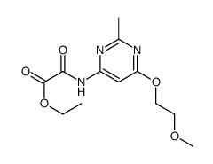 4-Carbethoxy-carbonilamino-2-methyl-6-(beta-methoxyethoxy)pyrimidine Structure