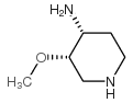 CIS-3-METHOXY-4-AMINOPIPERIDINE structure
