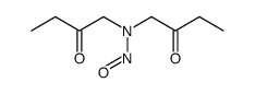 N,N-bis(2-oxobutyl)nitrous amide Structure