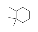 2-fluoro-1,1-dimethylcyclohexane Structure