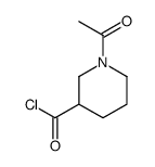 3-Piperidinecarbonyl chloride, 1-acetyl- (9CI) Structure