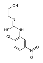 1-(2-chloro-5-nitrophenyl)-3-(2-hydroxyethyl)thiourea结构式