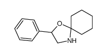 2-phenyl-1-oxa-4-azaspiro[4.5]decane结构式