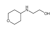 2-[(四氢-2H-吡喃-4-基)氨基]乙醇结构式