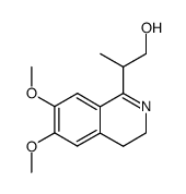 1-(1'-methyl-2'-hydroxyethyl)-6,7-dimethoxy-3,4-dihydroisoquinoline结构式