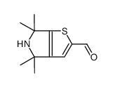 4H-Thieno[2,3-c]pyrrole-2-carboxaldehyde,5,6-dihydro-4,4,6,6-tetramethyl-(9CI) Structure