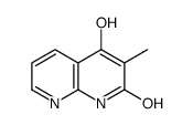 3-Methyl-1,8-naphthyridine-2,4-diol Structure