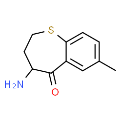 1-Benzothiepin-5(2H)-one,4-amino-3,4-dihydro-7-methyl-(8CI) structure