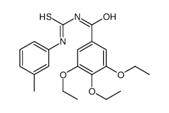 3,4,5-triethoxy-N-[(3-methylphenyl)carbamothioyl]benzamide Structure