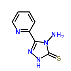 4-amino-5-(pyridin-2-yl)-4H-1,2,4-triazole-3-thiol Structure