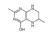 4(1H)-Pteridinone,5,6,7,8-tetrahydro-2,6-dimethyl-(9CI) structure