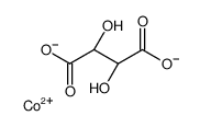 cobalt(2+),(2R,3R)-2,3-dihydroxybutanedioate结构式