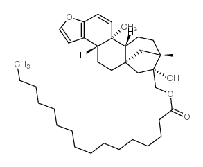 Kahweol棕榈酸酯结构式